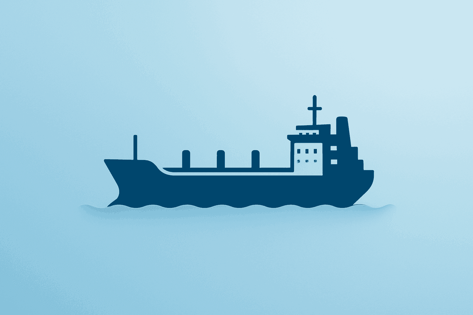 Flat centered vector of an oil tanker resuming transit after the US–Iran interim deal, signaling eased oil supply risk