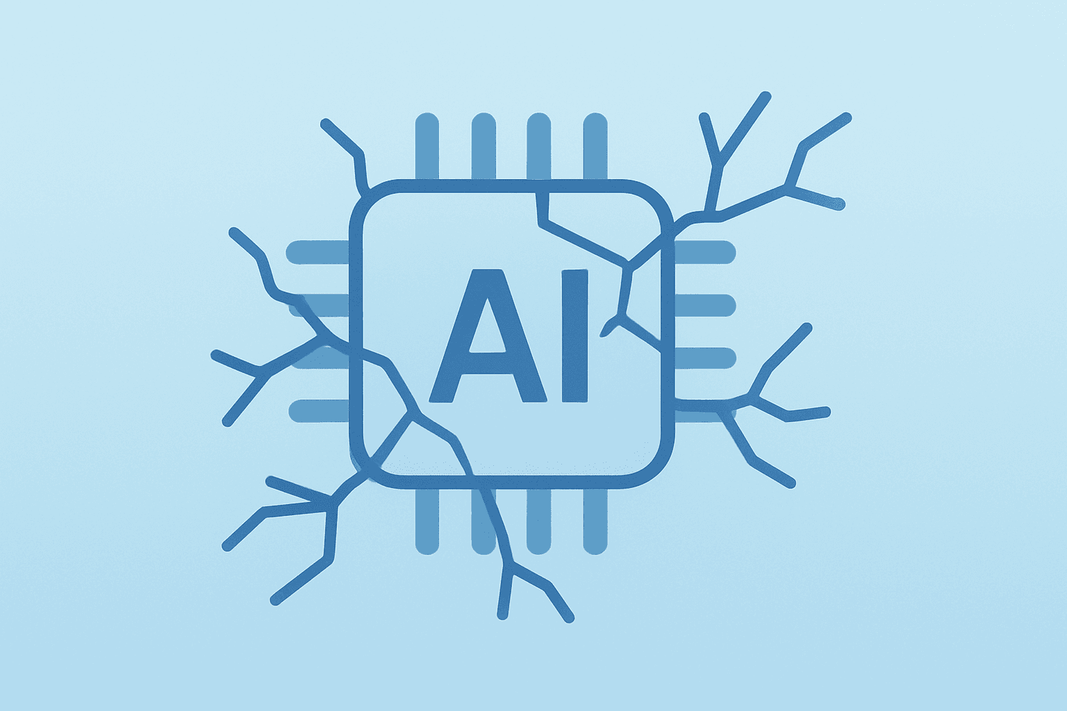 Flat filled vector of a server and stacked accelerators illustrating Nvidia AI chips facing hyperscaler competition.